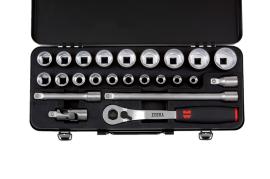 1/2" SET NASADNIH KLJUČEVA 6-KT, ZEBRA, 24-DIJELNI