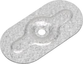 PODLOŽNA PLOČICA OVAL 80/40/6,3MM ZZN