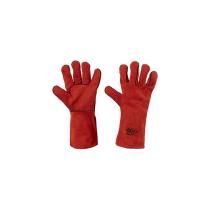 RUKAVICE ZAŠTITNE KOŽNE ZAVARIVAČKE CRVENE vel.10