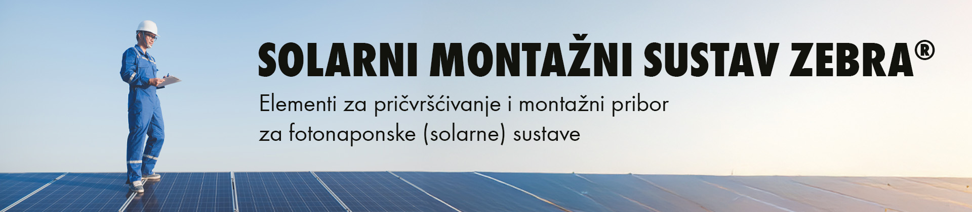 Solarni montažni sustav Zebra